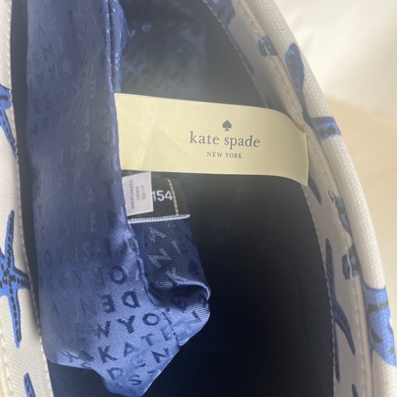 Kate Spade Dancing Starfish Bon Shopper Under the Sea Nautical Tote Shoulder Bag - Picture 11 of 12